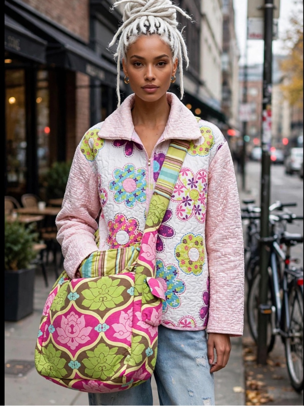 K&Company large quilted bag